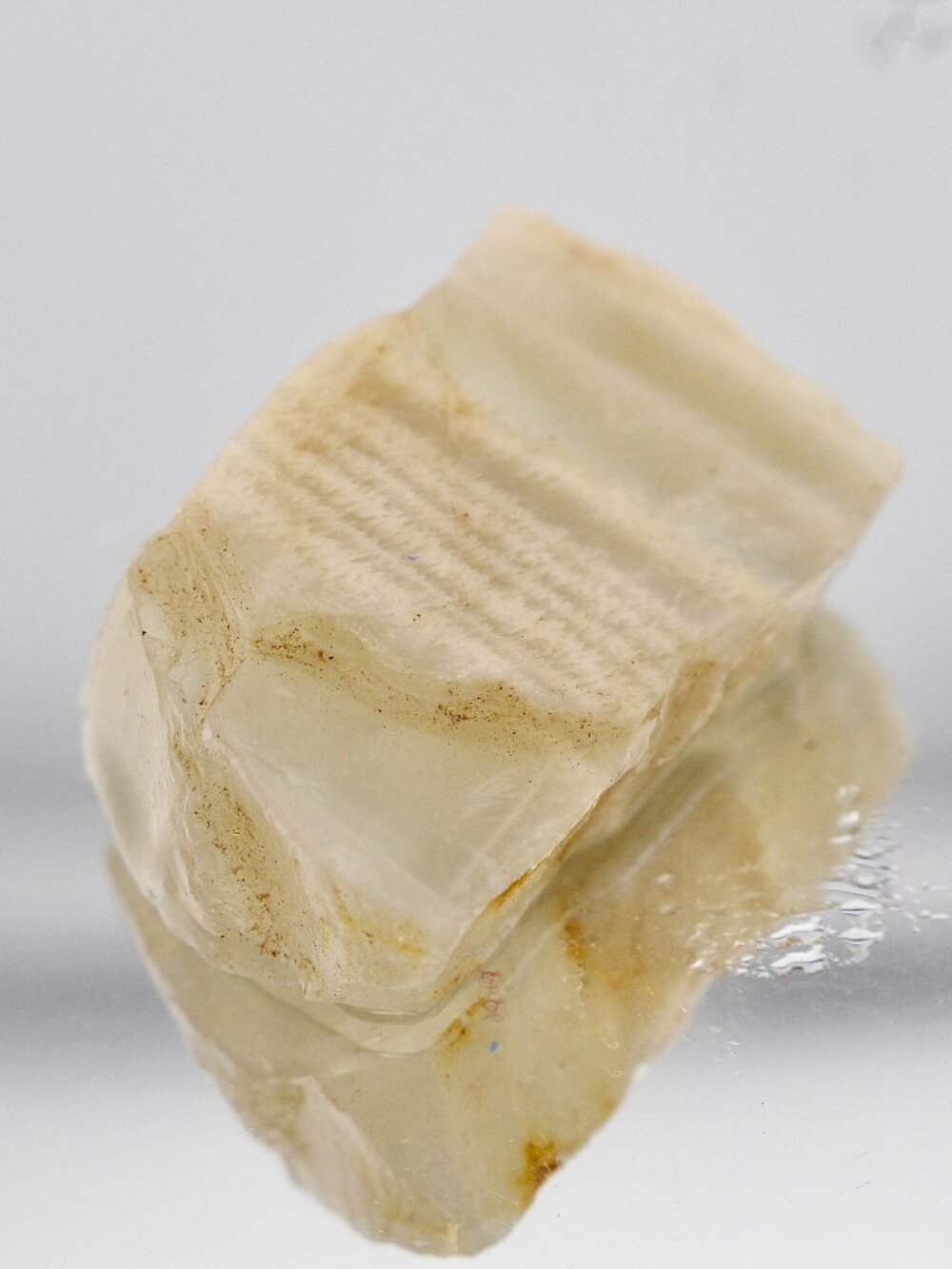 Green Moonstone Flash Raw Rough Stone Crystal Natural Rock Gem Healing 27g